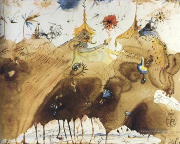 Werke von 350 berühmten Malern Werke - Die Berge von Cape Creus auf der March Salvador Dali